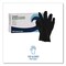 Boardwalk 396 Series 9.5 in. Long 4.4 mil. Thick Powder-Free Disposable General-Purpose Nitrile Gloves - XX-Large Black (100/Box)